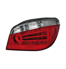 Farolins Led BMW E60 - Cristal/Vermelho 03-10