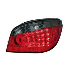 Farolins Led BMW E60 - Vermelho/Fumado 03-10