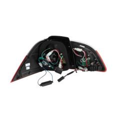 Farolins Led BMW E61 Touring - Vermelho/Fumado 04-07