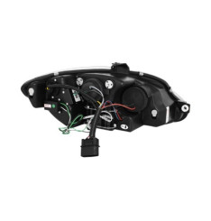 Faróis Dayline Fundo Cromado Seat Leon 1P (2005-2009)