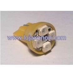 W5W T10 com 4 LEDS SMD 5000k / 6000k
