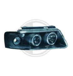 Faróis Angel Eyes Fundo Preto VW Passat B5 (1997-2001)