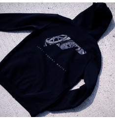 Sweat com Capuz Unisexo Logótipo Japan Racing - Preto