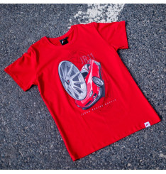 T-Shirt Homem JR-11 Car Japan Racing - Vermelho