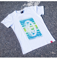 T-Shirt Homem JR-20 Face Japan Racing - Branco