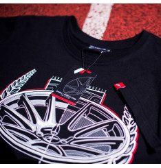 T-Shirt Homem JR-11 Laurel Japan Racing - Preto