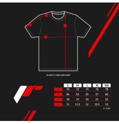 T-Shirt Homem JR-11 Laurel Japan Racing - Preto
