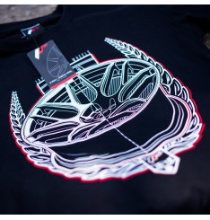 T-Shirt Homem JR-18 Laurel Japan Racing - Preto