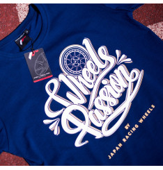 T-Shirt Homem Passion Japan Racing - Azul Ruby