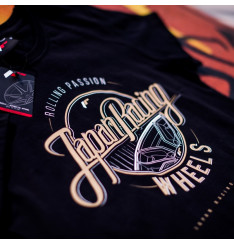 T-Shirt Homem Rolling Japan Racing - Preto