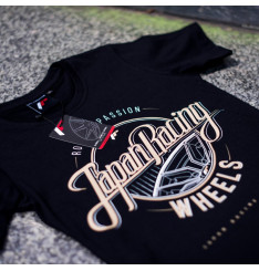 T-Shirt Mulher Rolling Japan Racing - Preto