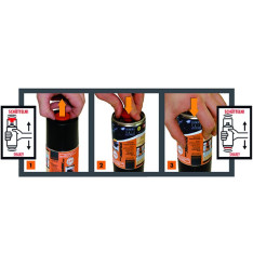 Tinta Spray para Escapes / Ponteiras Foliatec 250ml - Várias Cores