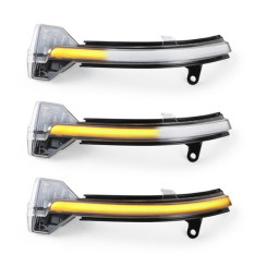 Farolins Espelho Retrovisor LED Dinâmico Transparente BMW F01, F06, F07, F10, F11, F12, F13