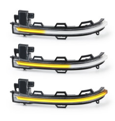 Farolins Espelho Retrovisor LED Dinâmico Transparente BMW X3 F25, X4 F26, X5 F15, X6 F16