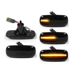 Farolins Laterais LED Dinâmico Escurecido Audi A2 8Z, A3 8L, A4 B5, A6 C5, A8 4D, TT 8N