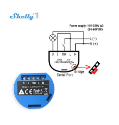 Shelly 1 Módulo interruptor WiFi