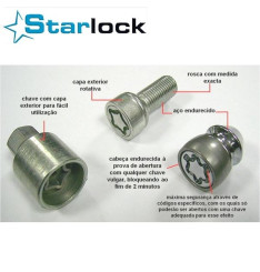 Fêmeas Segurança / Anti Roubo Abertas M12 Boleado M12x1,5 Starlock