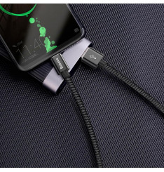 Cabo USB-A para USB-C 1M 5A 40W Preto Baseus