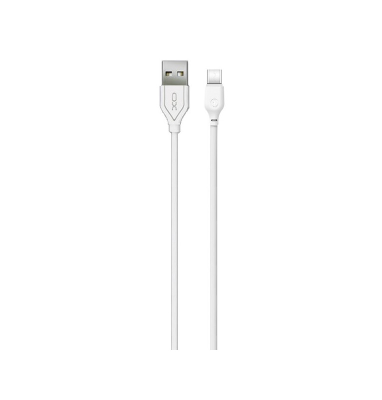 Cabo USB-A para USB-C 1M 2.1A Branco XO Cabo USB-A para USB-C 1M 2.1A Branco XO