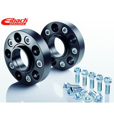 Espaçadores Eibach Pro-Spacer - 25mm 5/120 centro 72.5 Sistema 7 - Preto Anodizado - S90-7-25-012-B