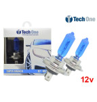 Lâmpadas Halogéneo tipo Xenon Super Branca 6500K TechOne - DUO Pack 12V