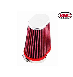 Filtro de Ar Cónico para Carburador BMC FBPF50-120C - Topo Cromado - Moto