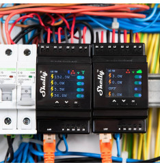 Shelly 4PM PRO Módulo interruptor Wi-Fi LAN e Bluetooth