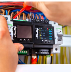 Shelly 4PM PRO Módulo interruptor Wi-Fi LAN e Bluetooth