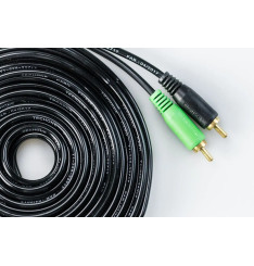 Cabo RCA Standard preto 4mm 3 metros SVART TechOne