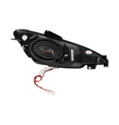 Faróis Angel Eyes Fundo negro Peugeot 206 