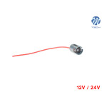 Ficha P21W / BA15S 12V-24V M-Tech - Individual