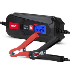 Carregador Bateria digital Chumbo-ácido LFP 6V e 12V 5A Amio