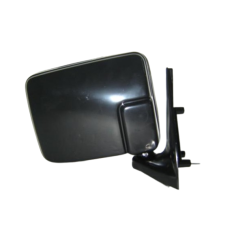Espelho Retrovisor completo Mitsubishi L200 1983-1999 - Direito, retangular, preto