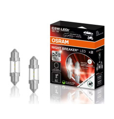 Lâmpadas LED C5W 36mm 6000K ECE Osram Night Breaker