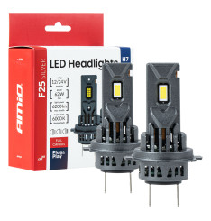 Kit LED H7 Amio F25 Silver Full Canbus