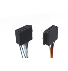 Auto Rádio MP3 Bluetooth Dual USB AUX Micro SD FM 4x50w Svart S500X PRO ISO Conector CE 1812 TechOne