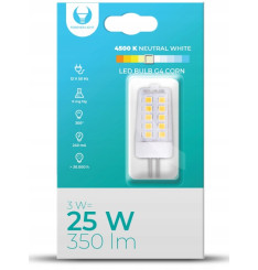 Lâmpada LED G4 3W 4500K luz natural 350lm 12V cápsula LED iluminação interior