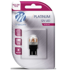 Embalagem da lâmpada LED M‑Tech T20 W21W Canbus Vermelho