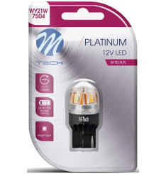 Embalagem da lâmpada LED M‑Tech T20 W21W Canbus Laranja