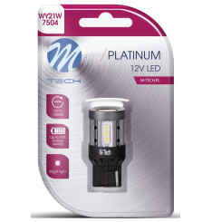 Embalagem da lâmpada LED M‑Tech T20 W21W Canbus Branco