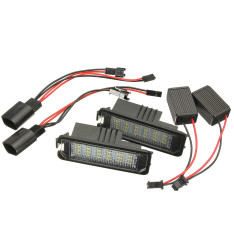 Farolins de Matrícula em Led - VW Golf 4, Golf 5, EOS, Beetle, Passat CC, Scirocco 