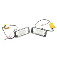 Farolins de matrícula em Led - VW Golf V VI, Polo, Sharan, Vento