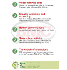 Filtro de ar BMC FB484/08 - Citroen / Mini / Peugeot