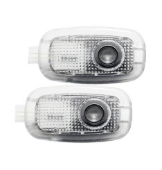 Luzes Cortesia Laser com Logotipo Mercedes AMG W169 W245 W204 W211 W212 W216 R230