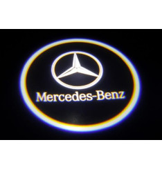 Luzes Cortesia Laser com Logotipo Mercedes W169 W245 X204