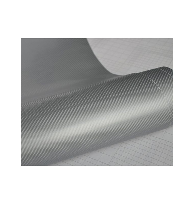 Carbono Vinil 4D Cinza - Várias Medidas Carbono Vinil 4D Cinza - Várias Medidas