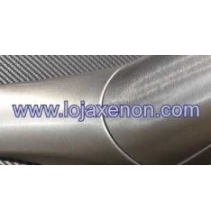 Folha Vinil Aço Escovado Cinza - A5 148mm x 210mm